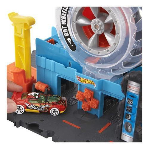 Imagem de Pista De Manobras Hot Wheels City Super Loja De Pneus Mattel