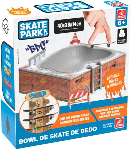 Imagem de Pista de Skate de Dedo Bowl com Suporte 3850 Brincadeira