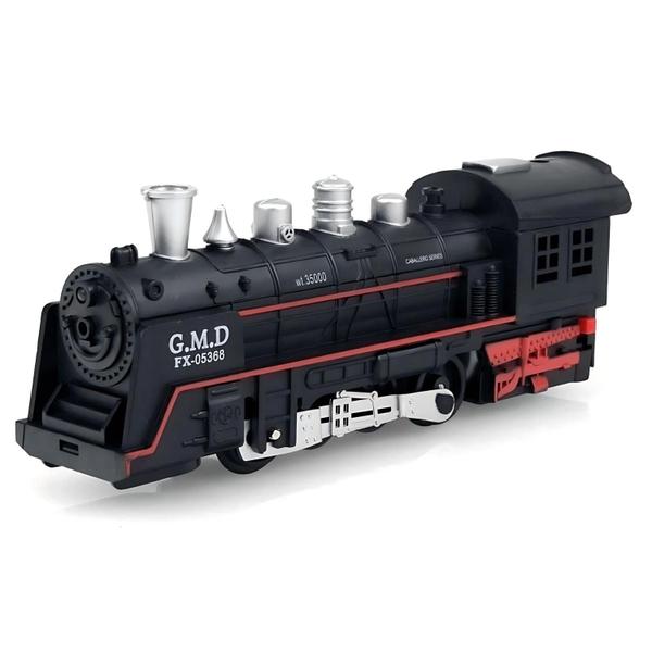 Imagem de Pista de Trem Locomotiva c/ Luzes e Sons - DM Toys