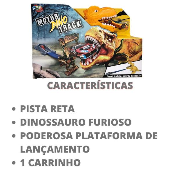 Imagem de Pista Dino 1 Carro Super Velocidade Corrida Infantil Radical