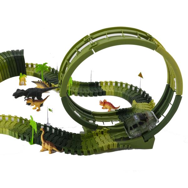 Imagem de Pista Dino Carrinho 119 Peças Looping 360 Carro Dino