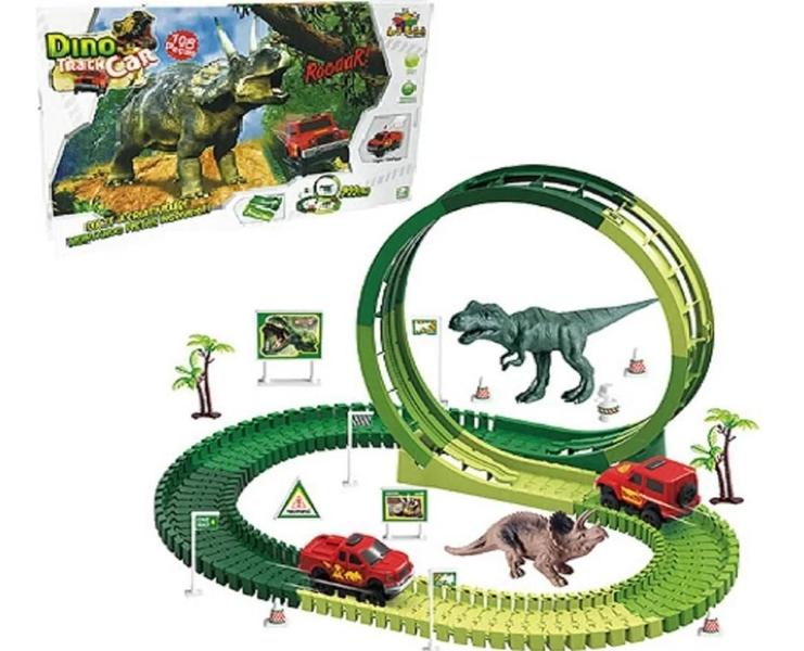 Imagem de Pista Dino Dinossauro Track Car Infantil Menino Menina