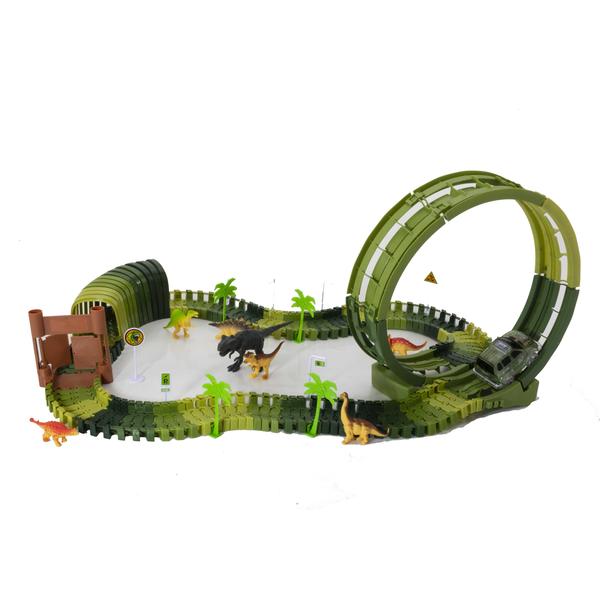 Imagem de Pista Dino Track Com Looping 119 Peças - Dm Toys dmt6132