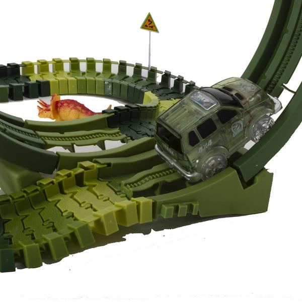 Imagem de Pista Dinossauro Track Com Looping 119 Peça DMT6132 Dm Toys