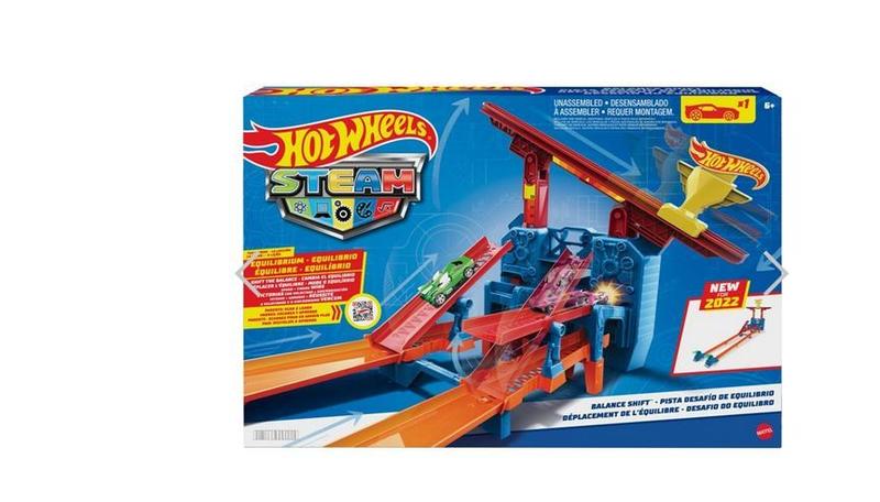 Imagem de Pista e Veículo Hot Wheels Steam Desafio do Equilíbrio - Mattel