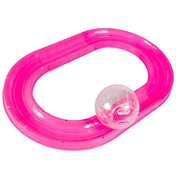 Imagem de Pista Hamster 6 Partes Rosa Pet Roe Jel Plast