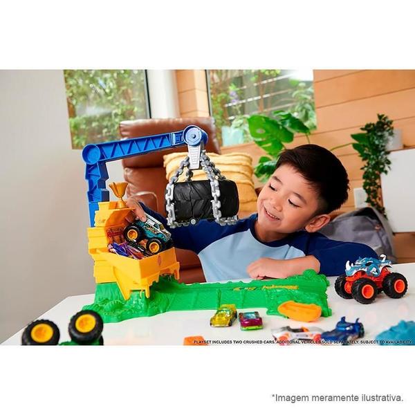 Imagem de Pista Hot Wheels Arena Rhinomite Monster Trucks Htp18 Mattel