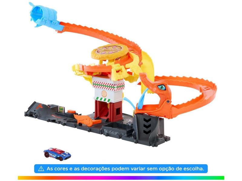 Imagem de Pista Hot Wheels City Ataque de Cobra vs Pizzaria - Mattel