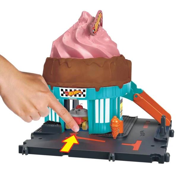 Imagem de Pista  Hot Wheels City De Brinquedo Sorveteria