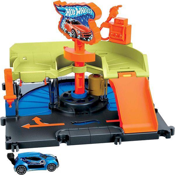 Imagem de Pista Hot Wheels City Lava Rapido Da Cidade - Car Wash - Mattel - HDR27