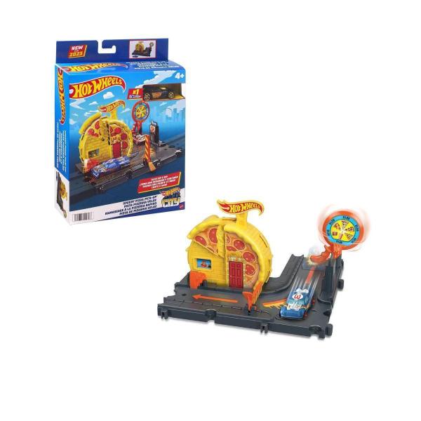 Imagem de Pista Hot Wheels City Pizzaria Lugares Favoritos Carrinho