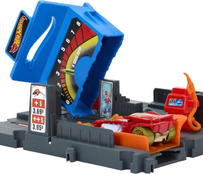 Imagem de Pista Hot Wheels City Posto de Gasolina HKX45 - Mattel (40871)