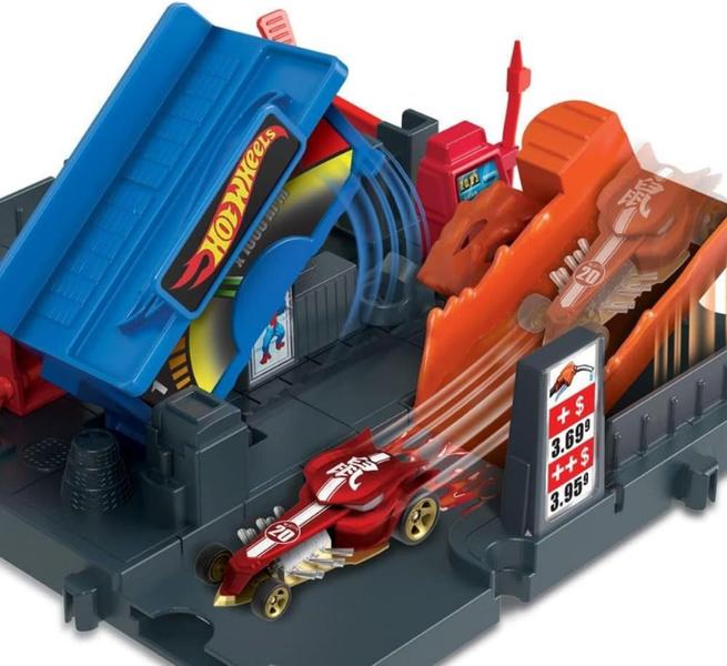 Imagem de Pista Hot Wheels City Posto de Gasolina HKX45 - Mattel (40871)