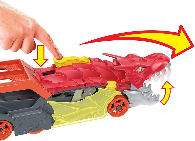 Imagem de Pista Hot Wheels City Reboque de Dragão Mattel GTK42