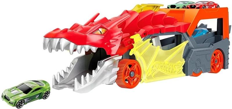 Imagem de Pista Hot Wheels City Reboque E Lançador Dragão - Mattel