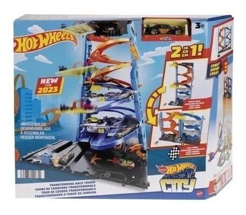 Imagem de Pista Hot Wheels City Transformando Torre De Corrida Mattel