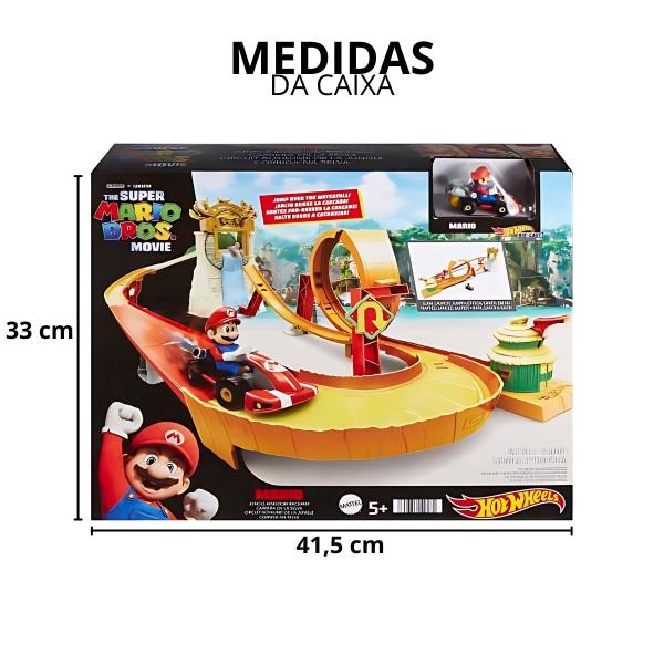 Imagem de Pista Hot Wheels -  Mario Bros Movie - Mario Kart Jugle Race