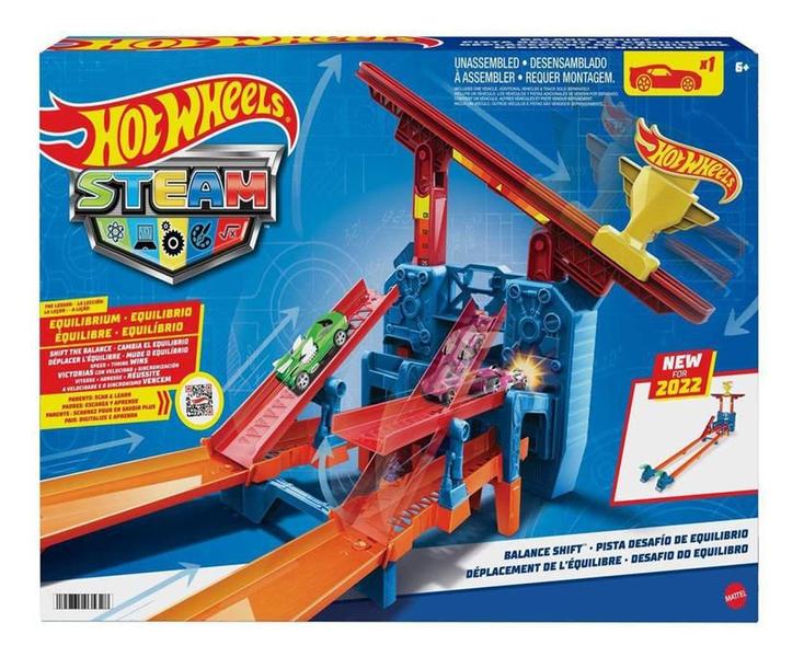 Imagem de Pista Hot Wheels Steam Desafio Do Equilíbro - Mattel Hdy48