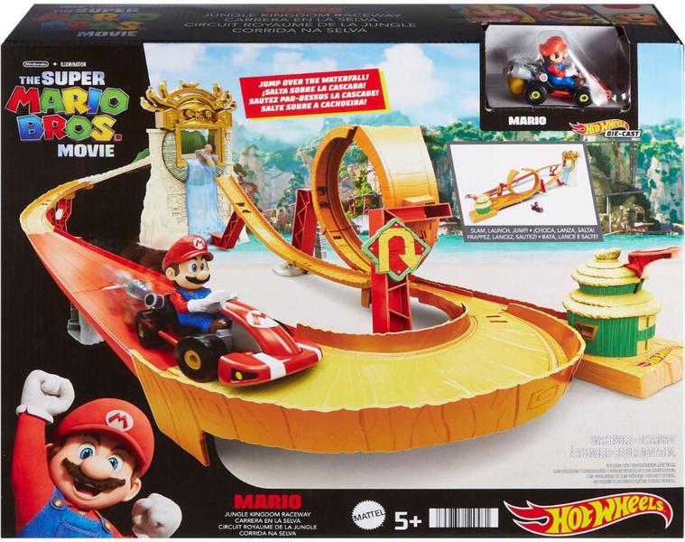 Imagem de Pista Hot Wheels Super Mario Kart Corrida Na Selva - Mattel