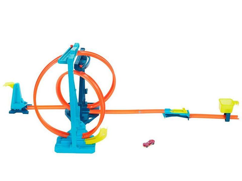 Imagem de Pista Hot Wheels Track Builder Kit Infinity Loop - Mattel