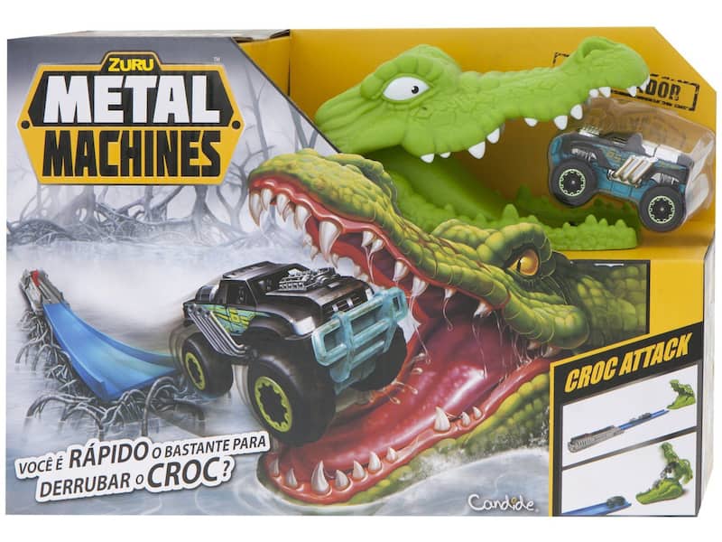 その他 REAL WORLD BATTLE HARDENED MACHINES Pista Jacaré Zuru Metal Machines Crock Attack - Pistas de