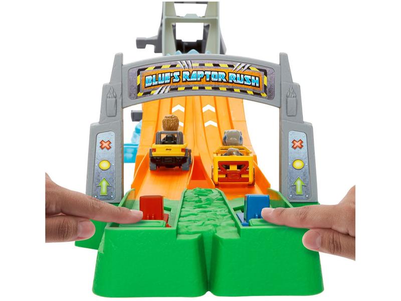 Pista Jurassic World Hot Wheels RacerVerse - Mattel Imagem de Pista Jurassic World Hot Wheels RacerVerse