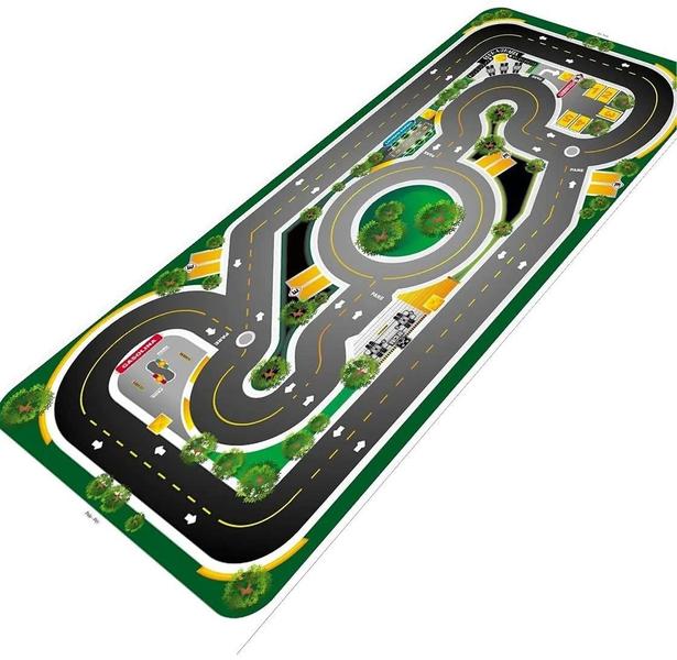 Imagem de Pista para brincar com carrinhos Hot Wheels Kids 2,00x1,00m