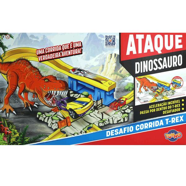 Imagem de Pista Para Carrinhos De Brinquedo Tiranossauro Rex Toyng