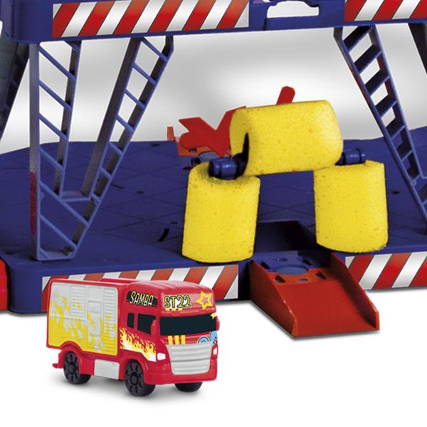 Imagem de Pista Para Carrinhos Infantil Com 4 Estações Elevador Mega Parking - Samba Toys