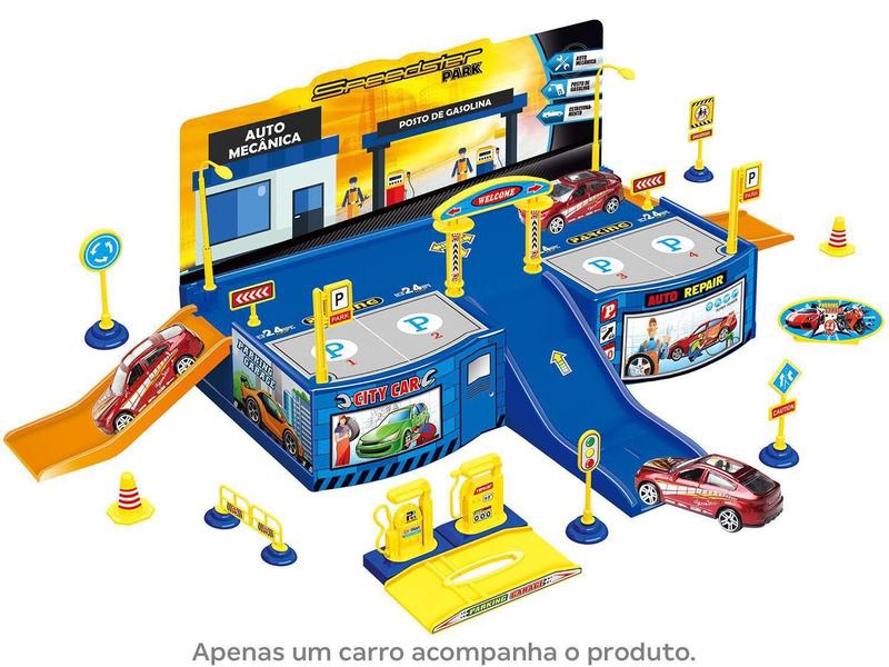 Imagem de Pista Para CarrinhosHotwheels Polibrinq Speedster Park