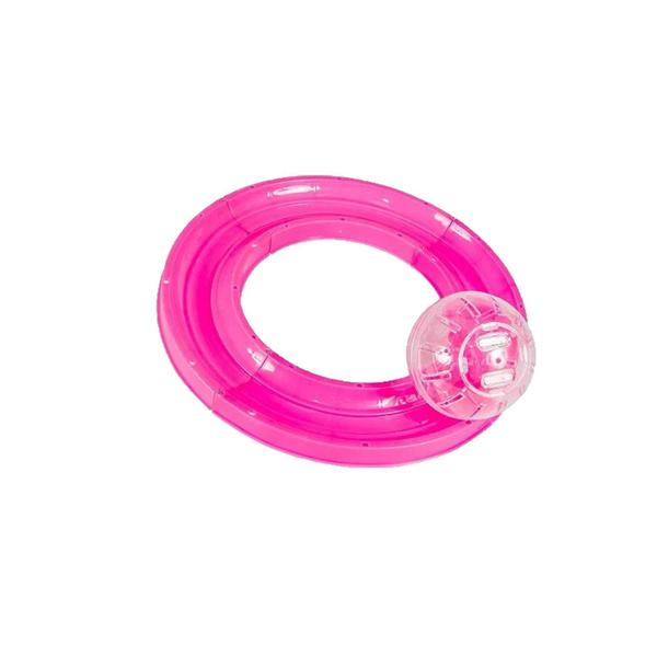 Imagem de Pista Para Hamster 4 Partes Rosa Pet Roe Jel Plast