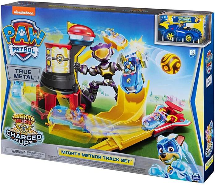 Imagem de Pista Playset Mighty Pups - Charged Up - Meteor Track do Chase - Sunny