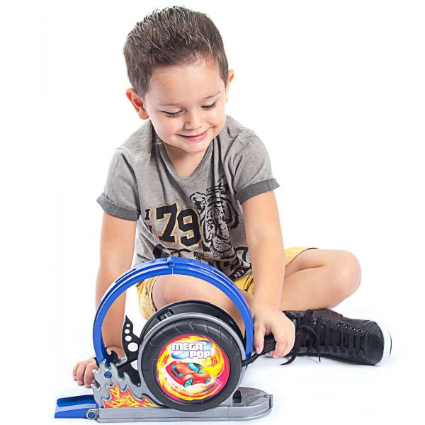 Imagem de Pista Radical Lança Carrinhos Looping Brinquedo Infantil Crianças Divertido