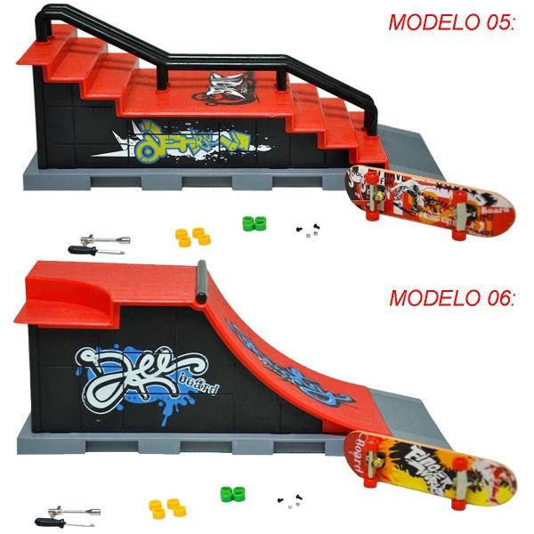 Imagem de Pista Skate de Dedo com Rampa Skate e Acessórios DM Toys