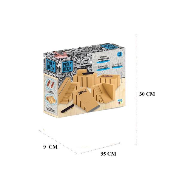 Pista Skate De Dedo Prodeck Com 2 Skates Multikids Imagem de Pista Skate De Dedo Prodeck Com 2 Skates Multikids