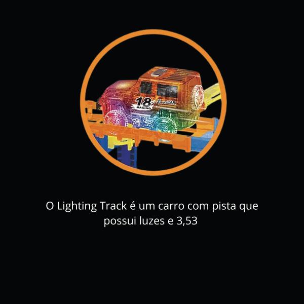 Imagem de Pista Trilho de Iluminação - Carrinho Com Luzes infantil