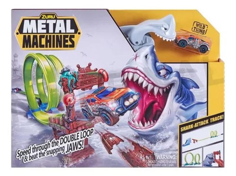 Pista Zuru Metal Machines Shark Attack 8707 Candide Imagem de Pista Zuru Metal Machines Shark Attack 8707 Candide