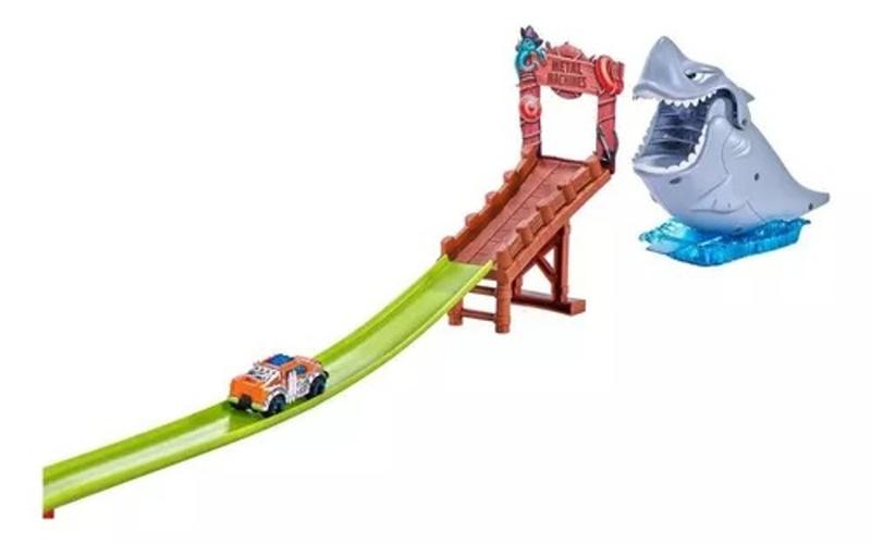 Pista Zuru Metal Machines Shark Attack 8707 Candide Imagem de Pista Zuru Metal Machines Shark Attack 8707 Candide