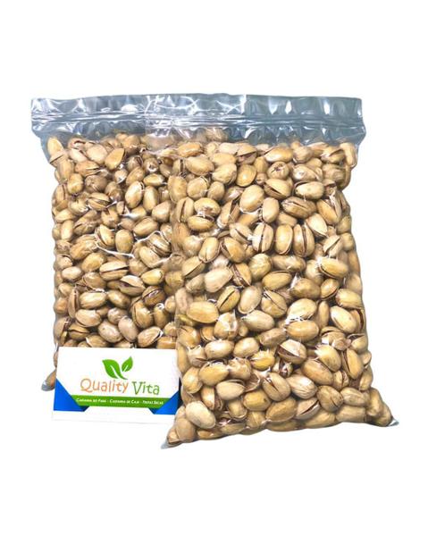 Pistache Torrado Salgado Com Casca Importado - 5Kg - Quality Vita Imagem de Pistache Torrado Salgado Com Casca Importado - 5Kg