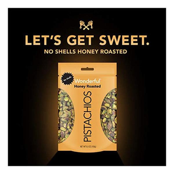 Imagem de Pistache Wonderful Pistachios Torrado Com Mel 155G