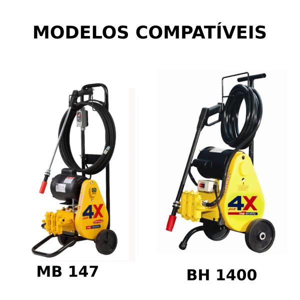 Imagem de Pistão Completo Para Lavadora MB 147 / BH 1400 Peça Original Hydronlubz JHF