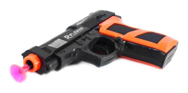 Pistola Arminha Arma Mira Lançar Atirar Dardos Granada Plást - Ark Toys Imagem de Pistola Arminha Arma Mira Lançar Atirar Dardos Granada Plást