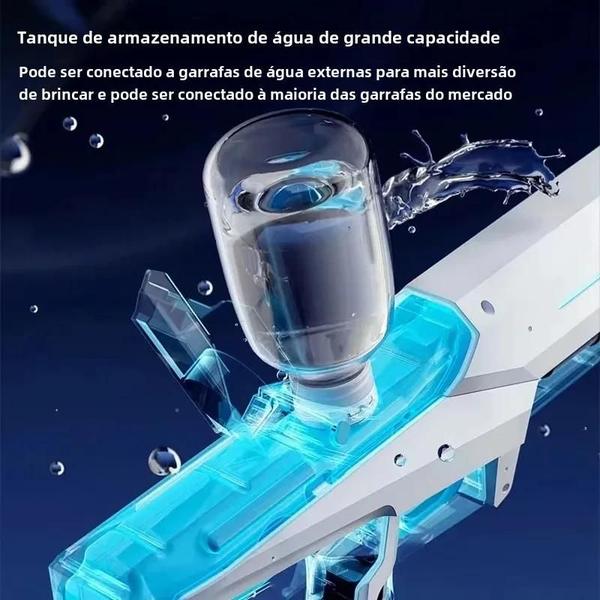 Imagem de Pistola de Água Elétrica Automática para Crianças - Brinquedo para Piscina com Spray de Alta Tecnologia