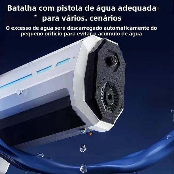 Imagem de Pistola de Água Elétrica Automática para Crianças - Brinquedo para Piscina com Spray de Alta Tecnologia