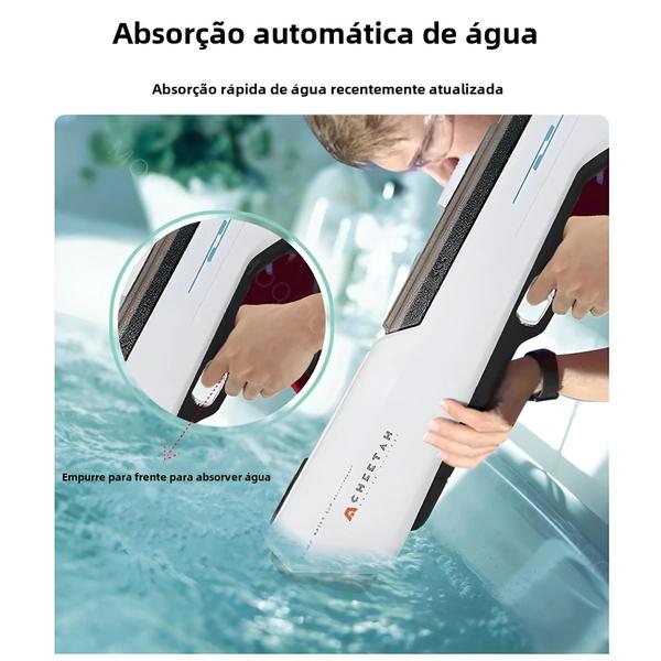 Imagem de Pistola de Água Elétrica de Grande Capacidade - Indução Automática para Piscina e Praia