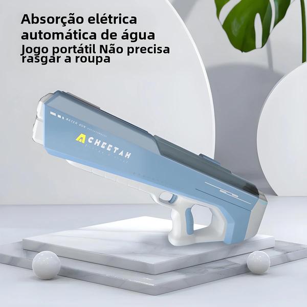 Imagem de Pistola de Água Elétrica de Grande Capacidade - Indução Automática para Piscina e Praia