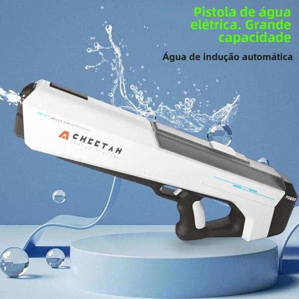 Imagem de Pistola de Água Elétrica de Grande Capacidade - Indução Automática para Piscina e Praia