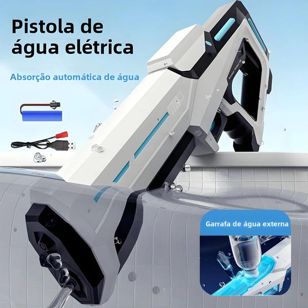 Imagem de Pistola De Água Elétrica Para Adultos, Poderosa Sucção Automática, Blaster De Água, Verão, Brinquedo