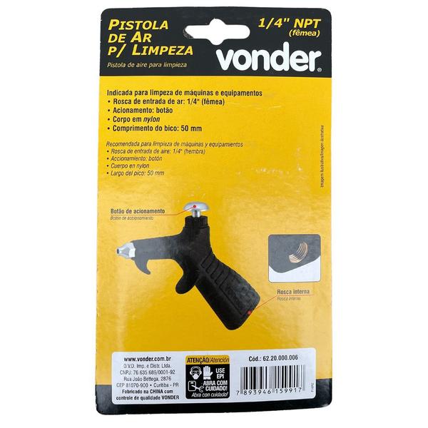 Imagem de Pistola de ar nylon pl 006 - vonder