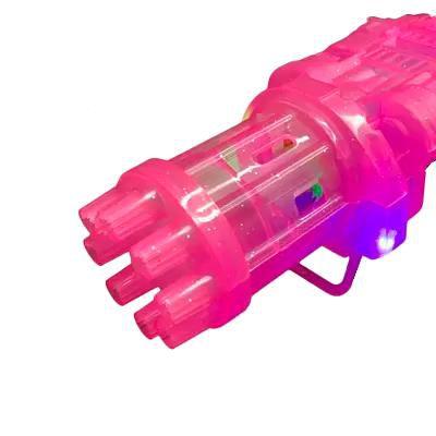 Imagem de Pistola de Bolhas Iluminada-Uma Explosão de Cores e Diversão